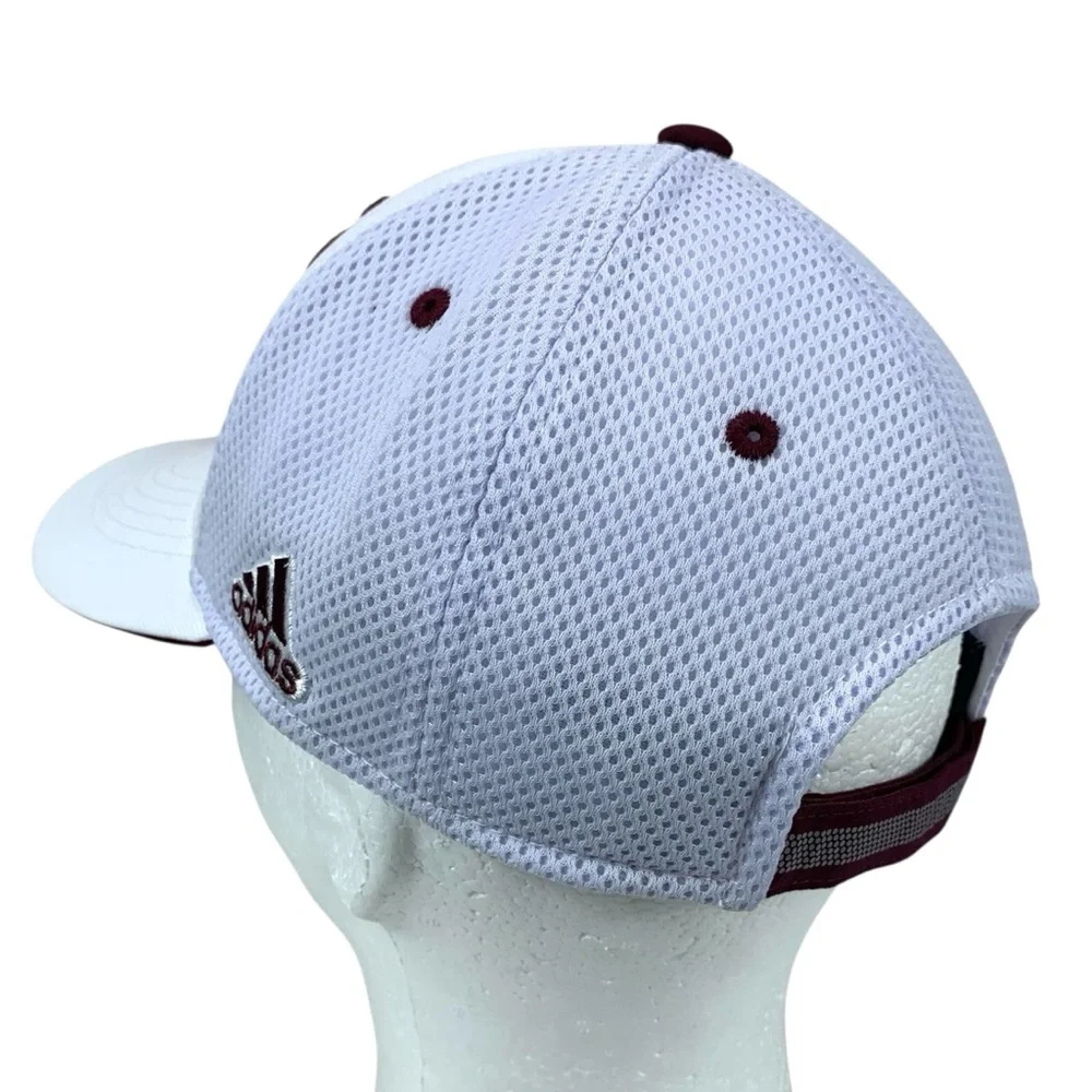 Adidas Central Michigan‎ Chippewas Hat White Adjustable CMU C Logo Cap